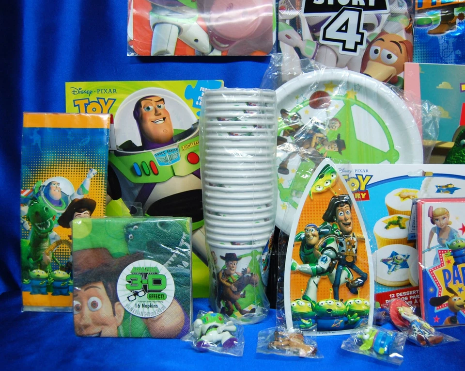 Toy Story Party # 22 Cup Plate Guardanapo Bandz Adesivo Convite Bolo Decalque Capa de Mesa - Imagem 3 de 4