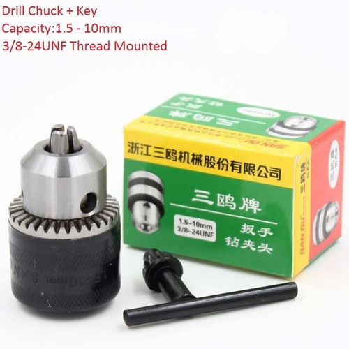 Keyless/Keyed Drill Chuck Taper/Thread Mount Range Of Capacity 0.8mm-16mm - Picture 7 of 12