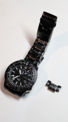 【不動品】 SEIKO Superior サイクロプス 4R37 黒盤 裏スケ 不動品】 SEIKO Superior サイクロプス 4R37 黒盤 裏スケ 不動品