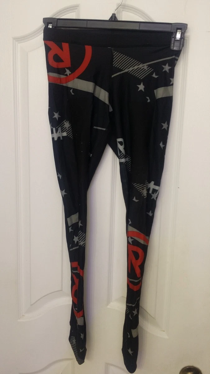 Preowned Women's Reebok CrossFit leggings black / red size xtra small