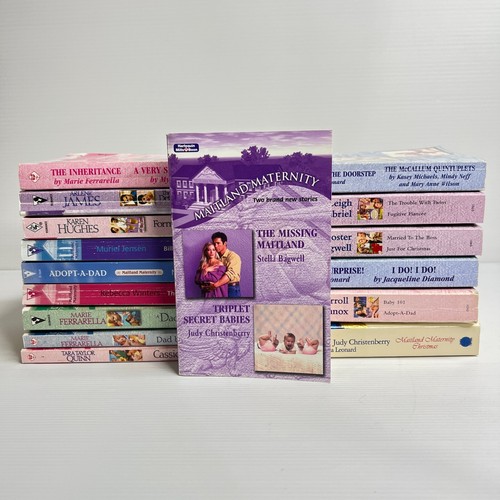 Maitland Maternity Romance Paperback Books x 16 Love Lot Mills & Boon