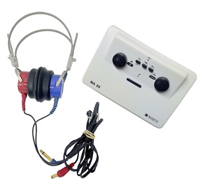 NICE! ~ Maico MA-25 Portable Screening Audiometer w/ Headphones #43