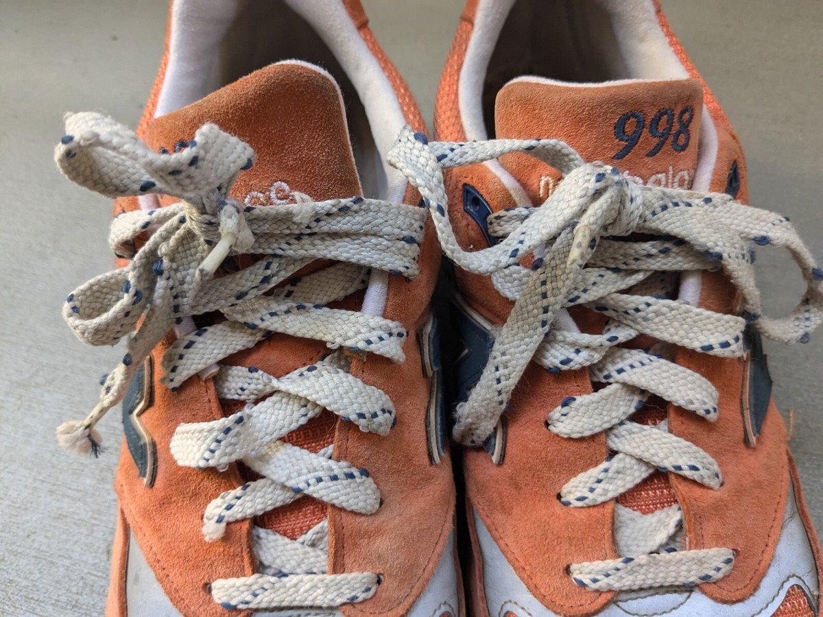 New Balance Mens 998 Abzorb Orange Navy Men 11.5 M998CTL Running