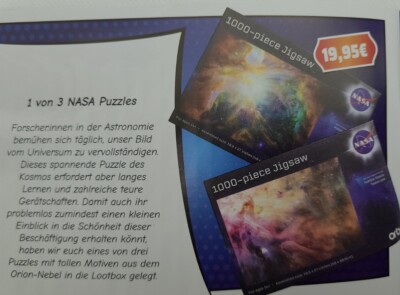 Nasa Puzzle Hubble Space Weltraum Telescope Galaxy 1000 Piece Jigsaw Teile