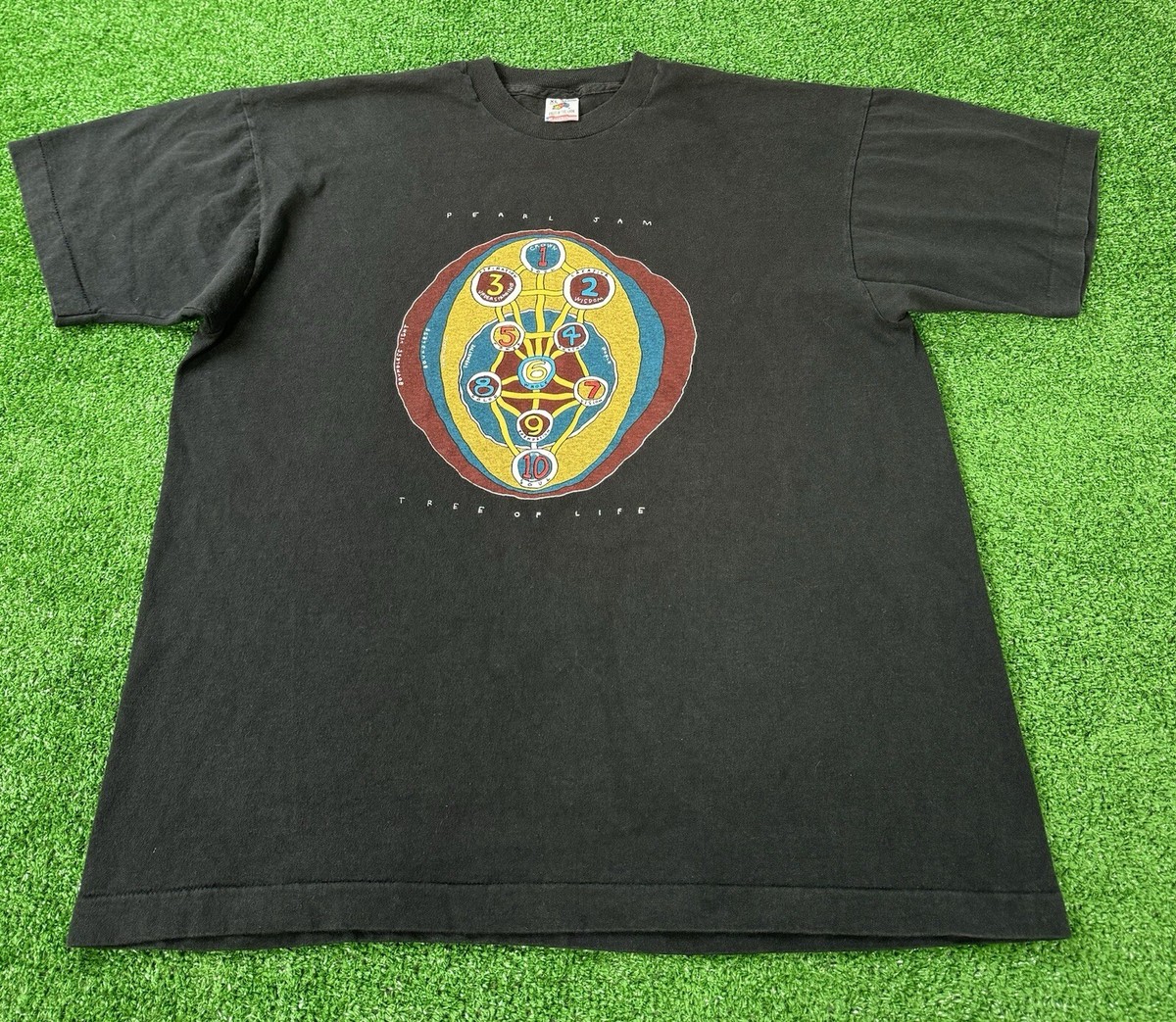 Vintage 1992 Pearl Jam Tree Of Life Ten Era Original T Shirt 90s