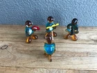 Vintage Murano  Glass turtle/tortoise musical figurines x 4.