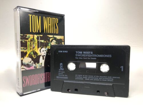 Tom Waits SWORDFISHTROMBONES Cassette ICM9762 **NEAR MINT CONDITION** 1983 - Picture 2 of 9