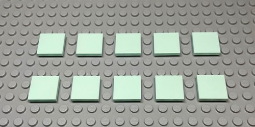 Lego Flat Tile 2x2 W. Groove Part 3068 Various Colors (Qty. 10) - Picture 3 of 11