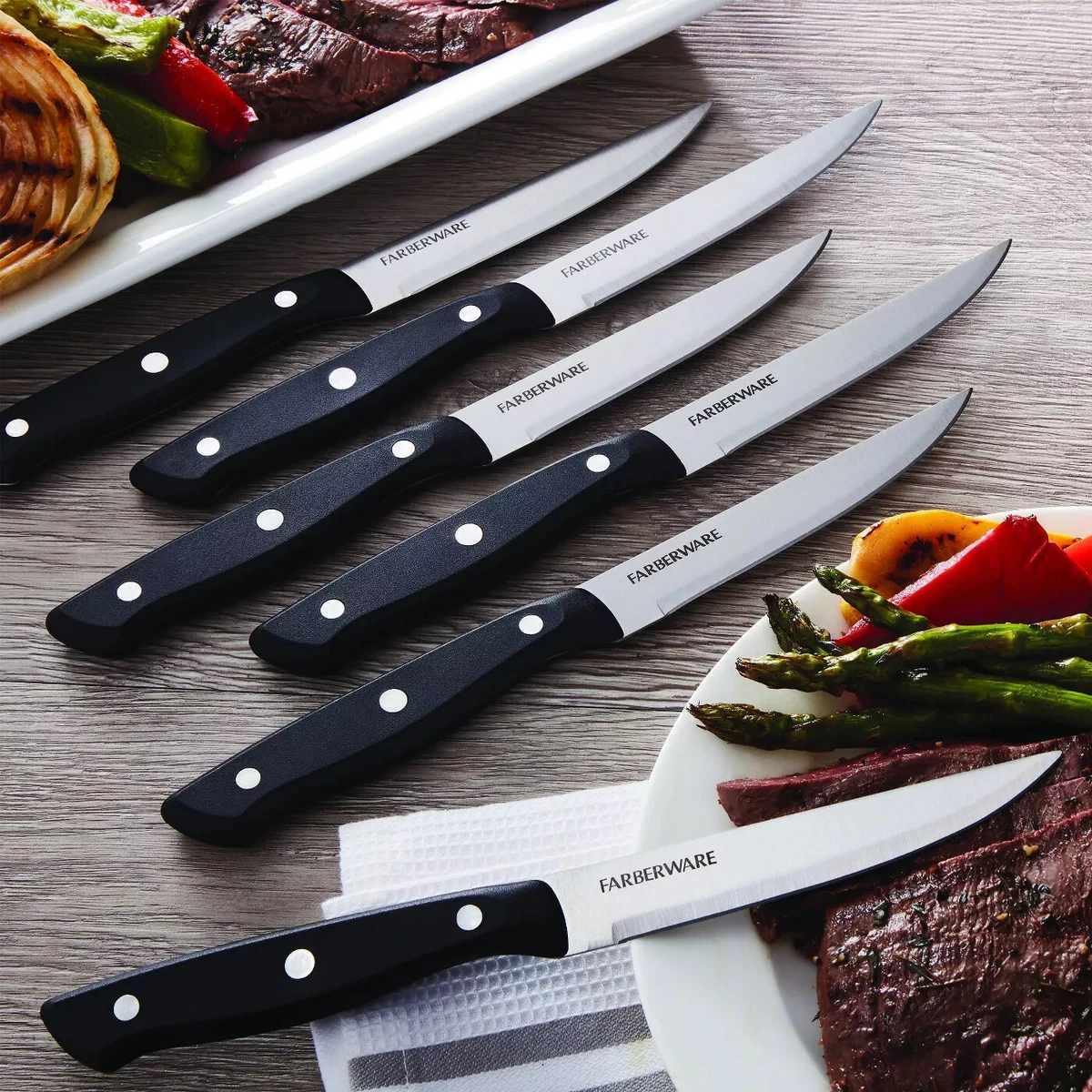 Farberware Color Series Chef Knife 4-Piece Set