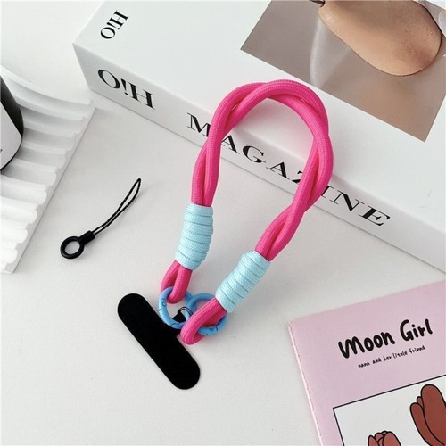 Candy Colors Anti-lost Rope Keychain Hanging Rope Luxury Phone Wrist Straps - Picture 12 of 16