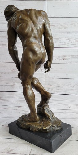 Adam statue by Rodin replica bronze classical famous sculpture collectible Sale - 第 6/7 張圖片