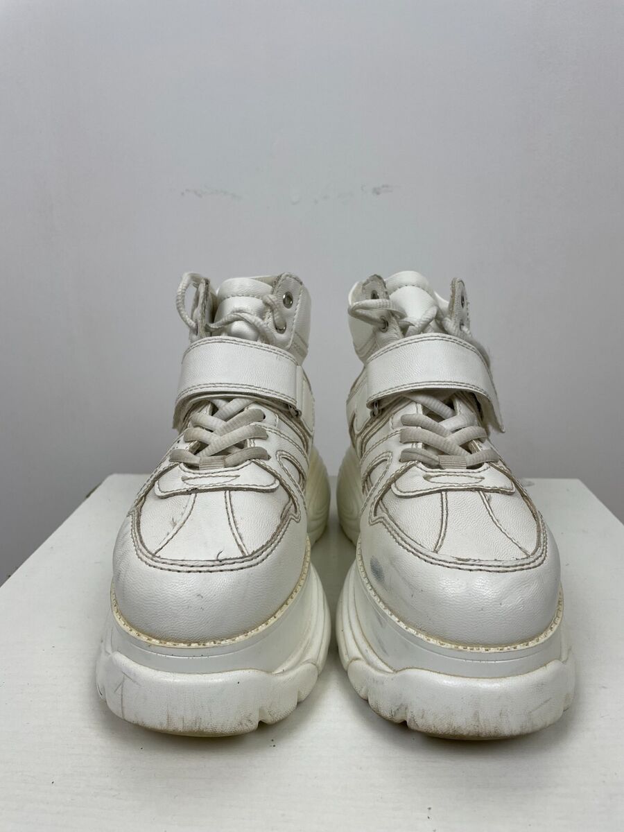 Catwalk Vintage Platform Boot Y2K Gothic White sz 38 | eBay