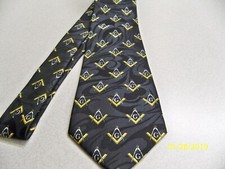Brilliant Mason, Masonic, Blue Lodge, Fraternal Men's necktie, New 43