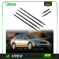 4 Pack For 2001-2005 Toyota Lexus Is300 Door Window Belt Trim Molding Frontrear
