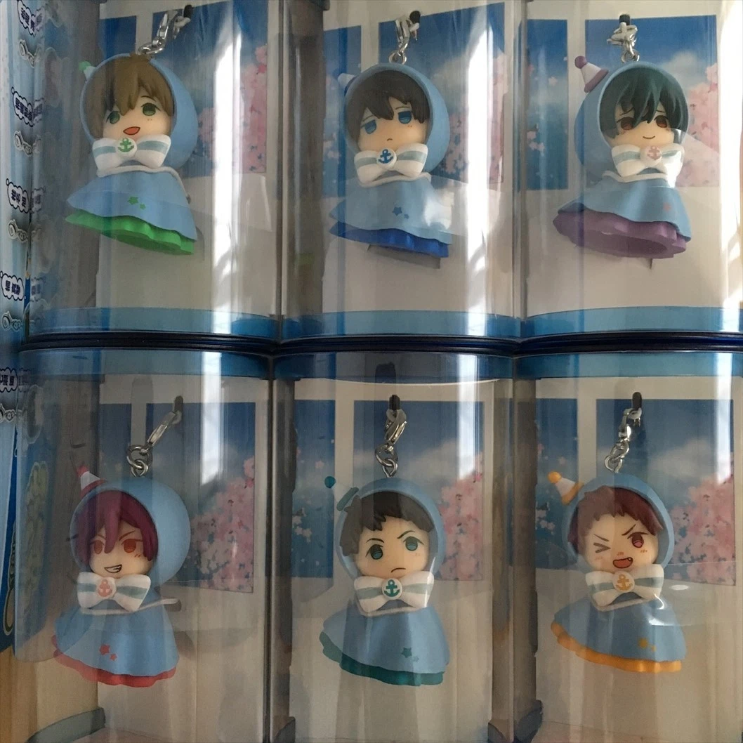 Free! - Mascot Figure Strap Figure Terucot - Makoto  Asahi  Rin  Sosuke  | eBay