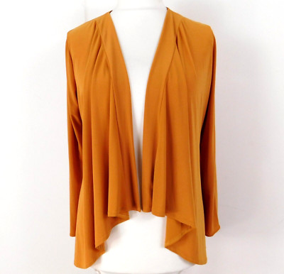 Nicole Collection Strickjacke Orange Größe M Wasserfall