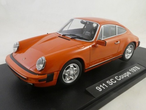 Porsche 911 Coupé 1978 Orange – Miniature KK-Scale échelle 1/18