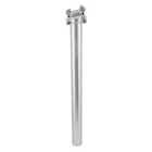 Origin8 Pro Fit Zero Setback  Alloy 27.2mm Seatpost Micro Adjustable Post Silver