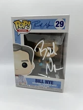 BILL NYE THE SCIENCE GUY SIGNED FUNKO POP - BECKETT COA