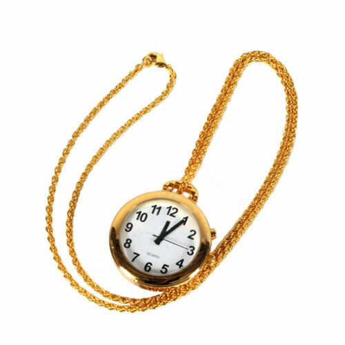 Talking Pendant Pocket Watch - Low Vision, Loud, Easy, Stylish, With Chain - Picture 1 of 1