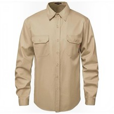 FR Safety Flame Retardant Work Shirt Mens Size 5X , Cat 2 Arc Rated Welders