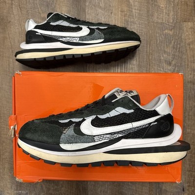 Sacai x Nike VaporWaffle Black White Men s Size 12 Sneakers w/ Box CV1363-001