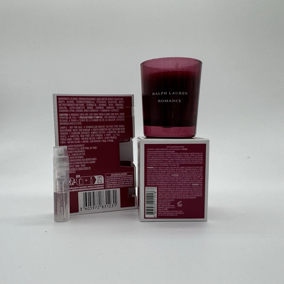 Ralph Lauren Romance интенсивный аромат свечи и образец - Изображение 2 из 2