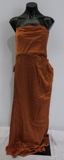 Azazie Women's Leonis Mermaid Stretch Satin Convertible Dress AP2 Copper SizeA12