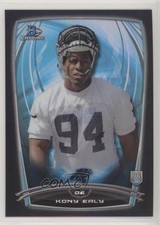2014 Bowman Chrome Black Refractor 124/299 Kony Ealy #196 z6b