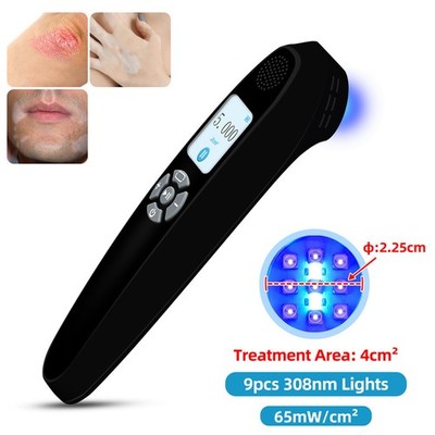 308nm Excimer UV Blue light for Skin Disease UVB Phototherapy Device 65mW/cm²