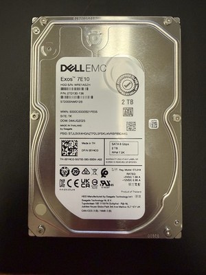Dell 2TB 7.2K 512n 6Gbps SATA 3.5 HDD Exos 7E10 (0Y4CD)