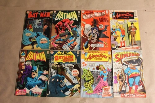 Batman SUPERMAN DC ACTION adventure Wonder Women COMICS LOT 26 VINTAGE
