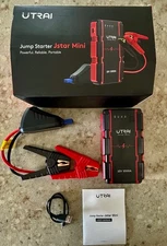 UTRAI T1 2000A Peak Car Jump Starter, USB Quick Charge Portable Jump Starter 
