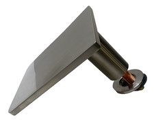 Signature Hardware Widespread Waterfall Bathroom Faucet Spout Brushed Nickel