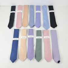 Calvin Klein Men's Premium Ties Assorted Business Wedding Formal New Fast Ship