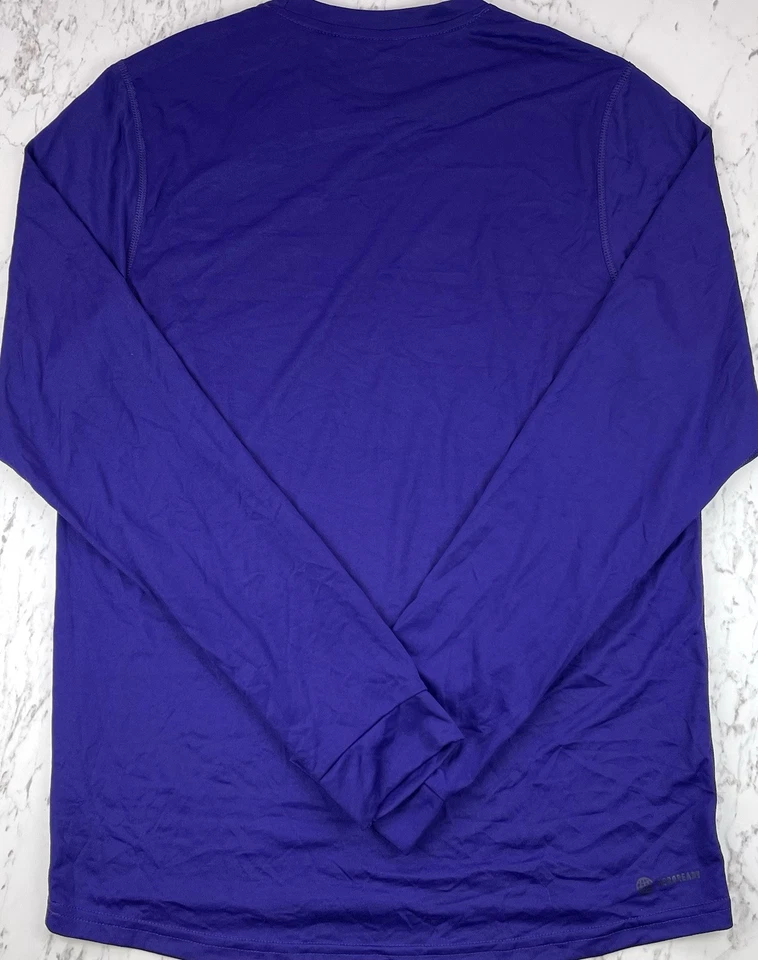 Camisa de fútbol Adidas Washington Huskies manga larga para hombre pequeña nueva con etiquetas Foto 4 de 4