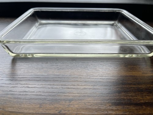 1900’s Vintage Antique Pyrex Rectangle Glass Baking Dish Glass 7.5” X 9”