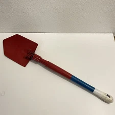 Vintage Folding Entrenching Tool Shovel Made in Korea 28” Locking Spade Camping