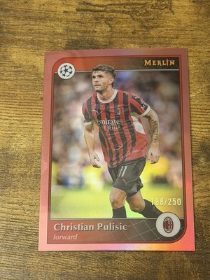Christian Pulisic Topps Chrome 2024-25 UEFA#76 AC Milan /250