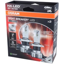 OSRAM LED H4 NIGHT BREAKER SMART +330% mehr Helligkeit 6000 Kelvin 64193DWNBSM