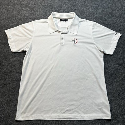 Porsche Design Sport Adidas Polo Shirt Mens XL White Short Sleeve Golf