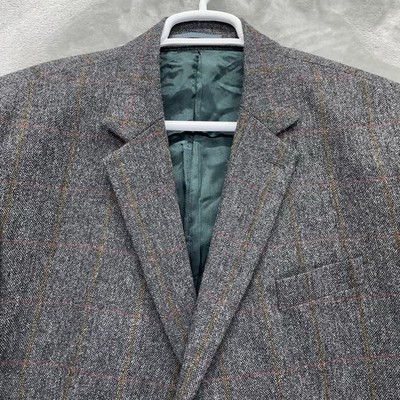 Harvie & Hudson Blazer Men size 50R wool Sport Coat Casual Jacket two button