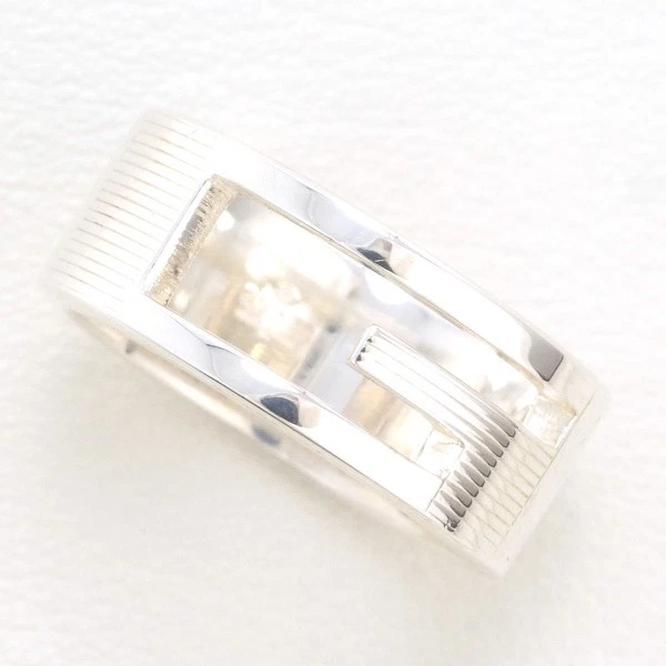 Bague argent logo GUCCI taille 10,5 poids total 7,1g bijou