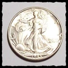 1945-D WALKING LIBERTY HALF DOLLAR Bright White Lustrous Choice BU  #4D53 SILVER