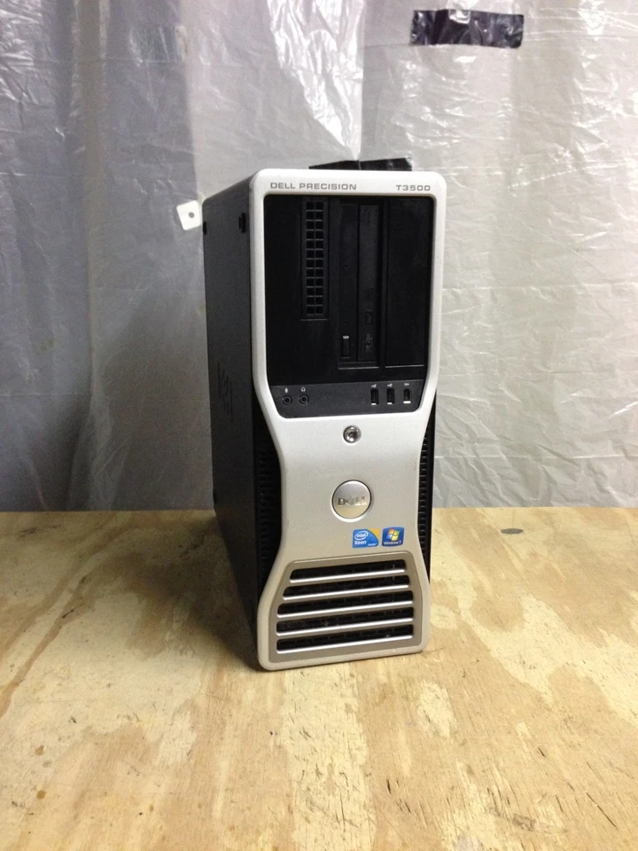 Dell Precision T3500 Workstation Computer XEON W3503 -- 2.40GH 500hdd Windows 10 - Image 2 of 4