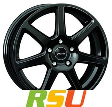 4x Autec Typ TL - Tallin schwarz 6.5x15" ET42 LK4 108 ML 63.3 Alufelgen 15 Zoll
