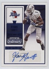 2016 Contenders Draft Picks College Ticket Blue Foil Keyarris Garrett Auto 1f6