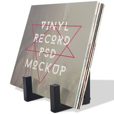 Vinyl Record Storage Holder Black Lp Record Holdermetal Album Storage For Vinyl