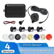 22mm Car Parking Sensor Kit Buzzer 4 Sensors Reverse Backup Radar Sound Alert