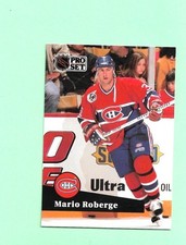 (1) MARIO ROBERGE 1991-92 PRO SET  # 415 CANADIENS ROOKIE NM+  (M6849)